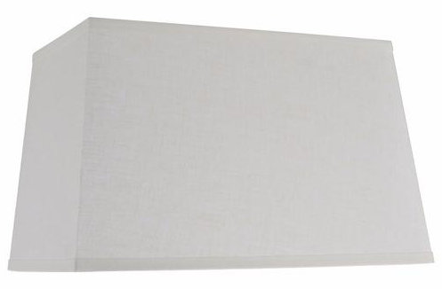 16" Linen Rectangular Lamp Shade