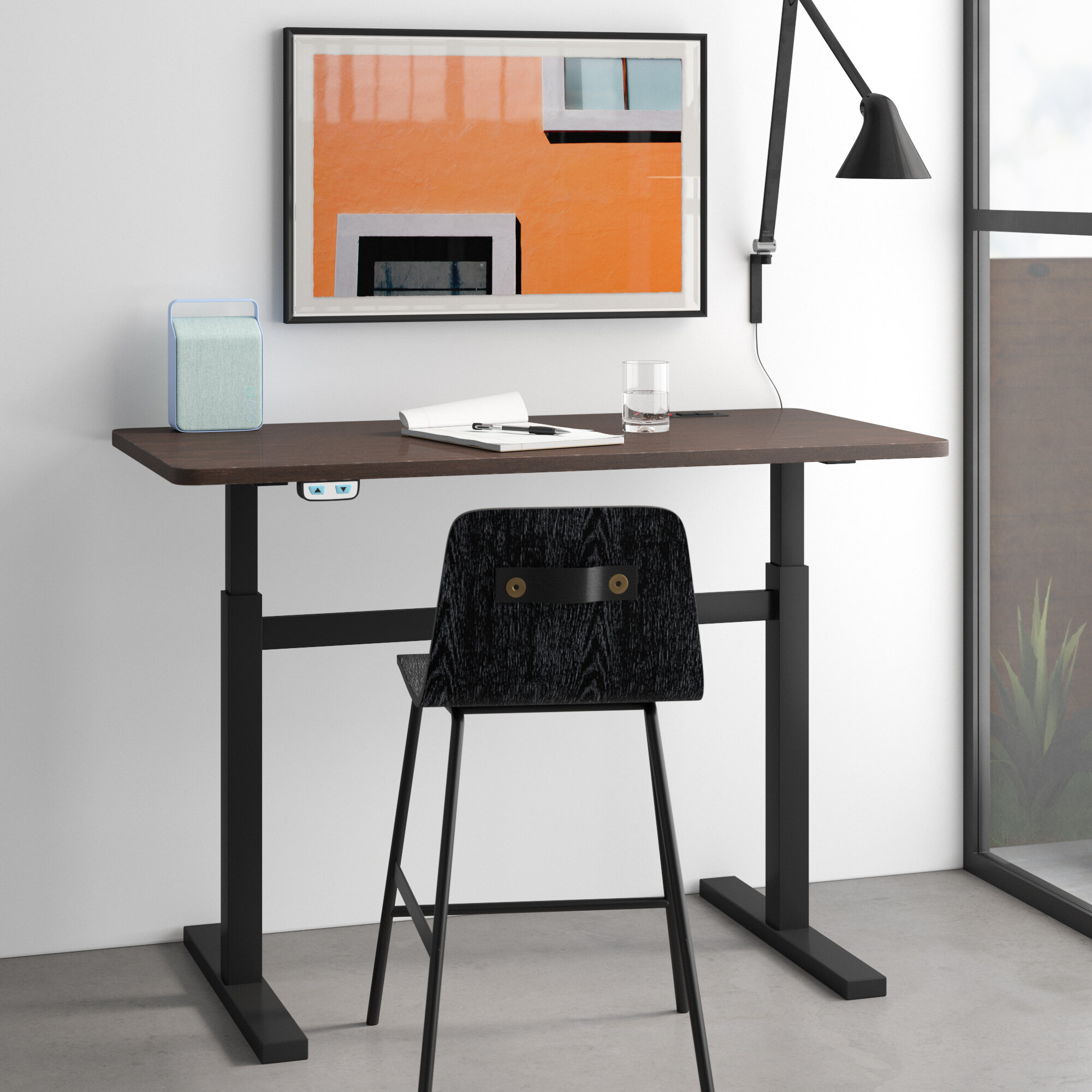 Office Products Desks Workstations Boost Floor Standing Height
