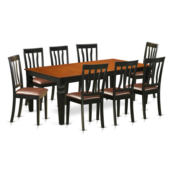 Best #1 Beesley 9 Piece Extendable Solid Wood Dining Set By Darby Home Co Top Reviews