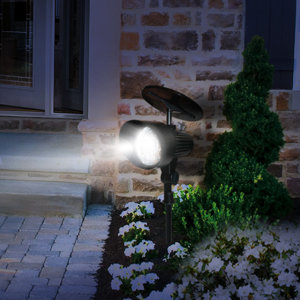 Motion Sensor Solar 12-Light LED Spot Light