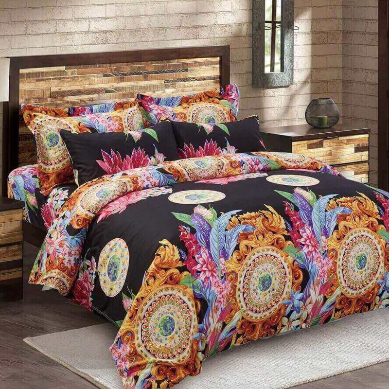 Astoria Grand Cagle Floral Bedding Reversible Duvet Cover Set