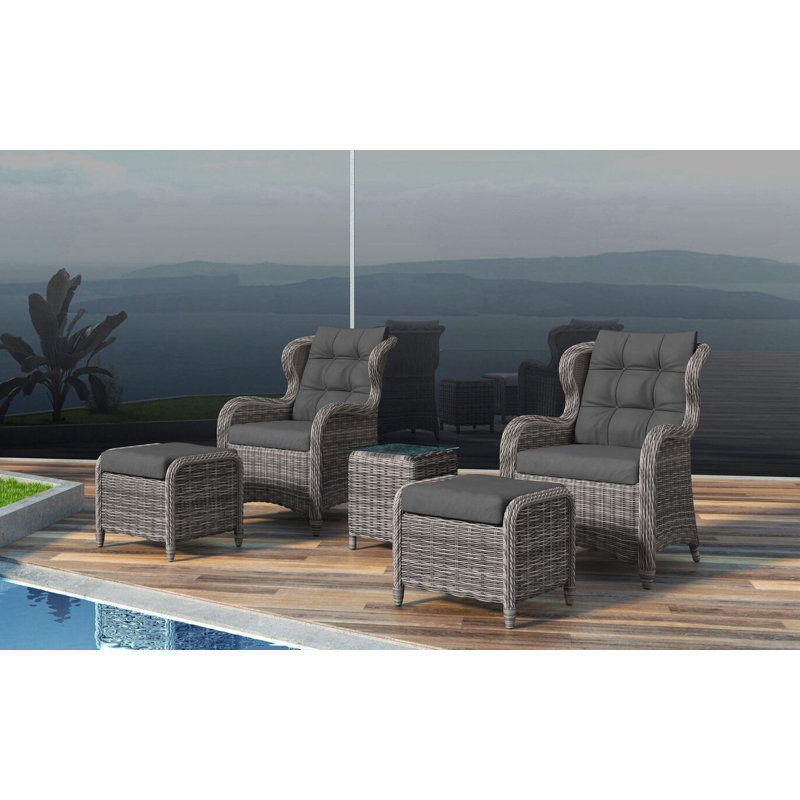 Garten Living 2-Sitzer Lounge-Set Marino aus Polyrattan ...