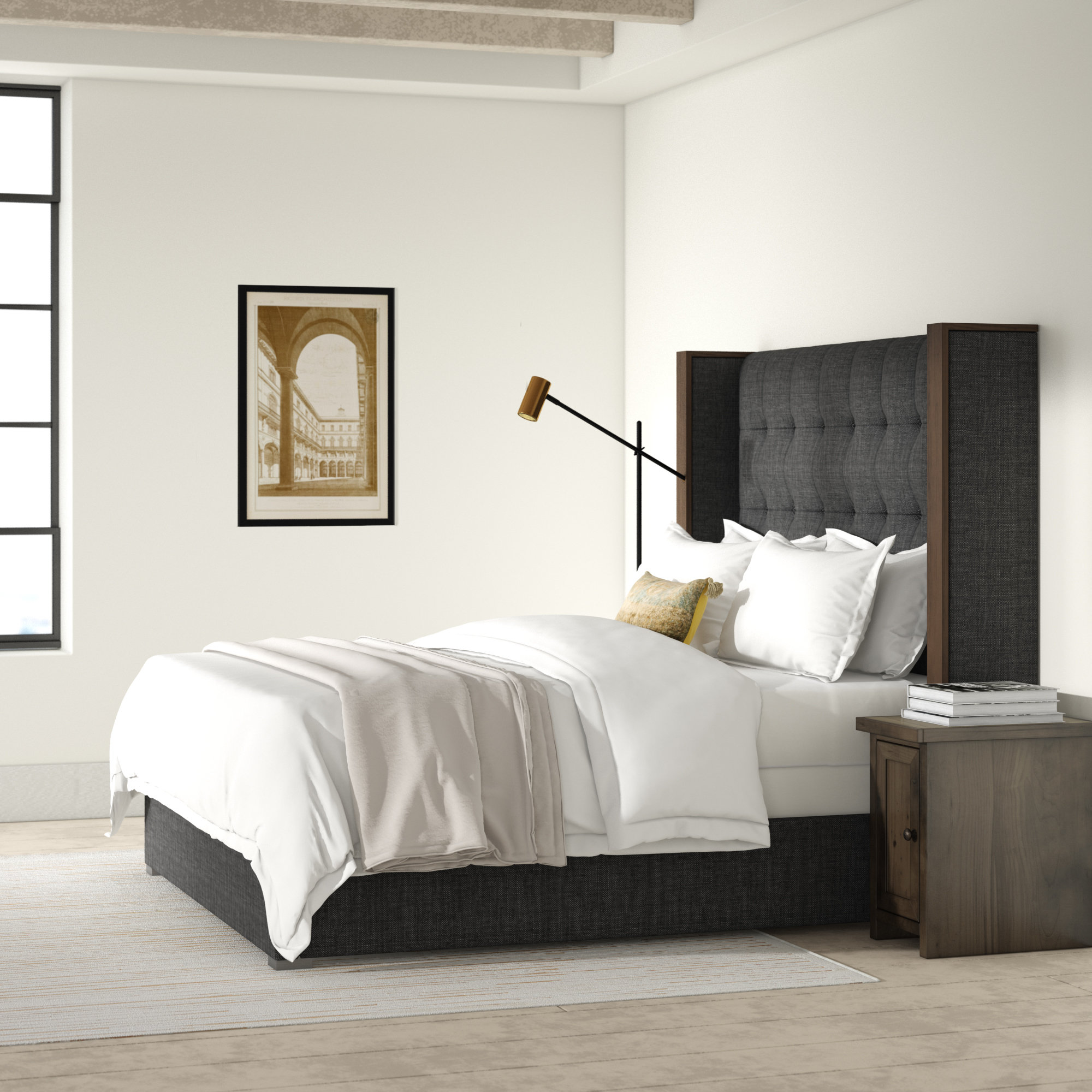 Brayden Studio O Brien High Height Upholstered Standard Bed
