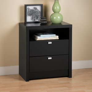 Oleanna 2 Drawer Wood Nightstand by Zipcode Design