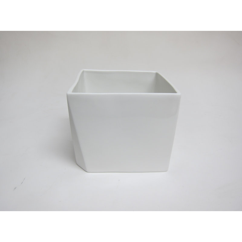 Porcelain Square 5 Oz. Food Storage Container