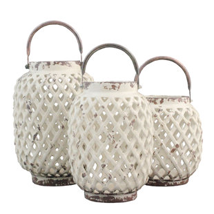 Best 3 Piece Ceramic Lantern Set By Selectives Outdoor Lighting 3 Piece Ceramic Lantern Set By Selectives Outdoor Lighting