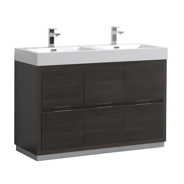 Senza Valencia 48 Double Bathroom Vanity Set by Fresca
