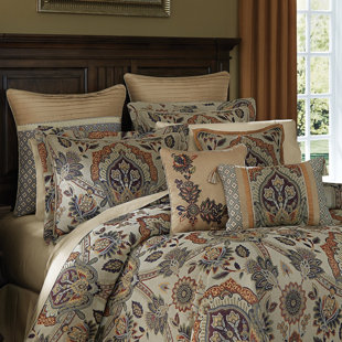 Aubergine Bedding Wayfair Callisto 4 Piece Comforter Set