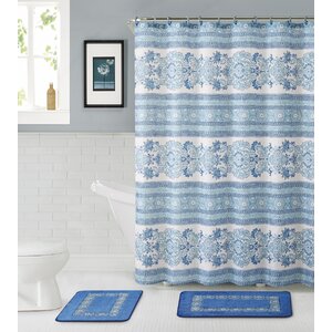 Bossier City 15 Piece Shower Curtain Set