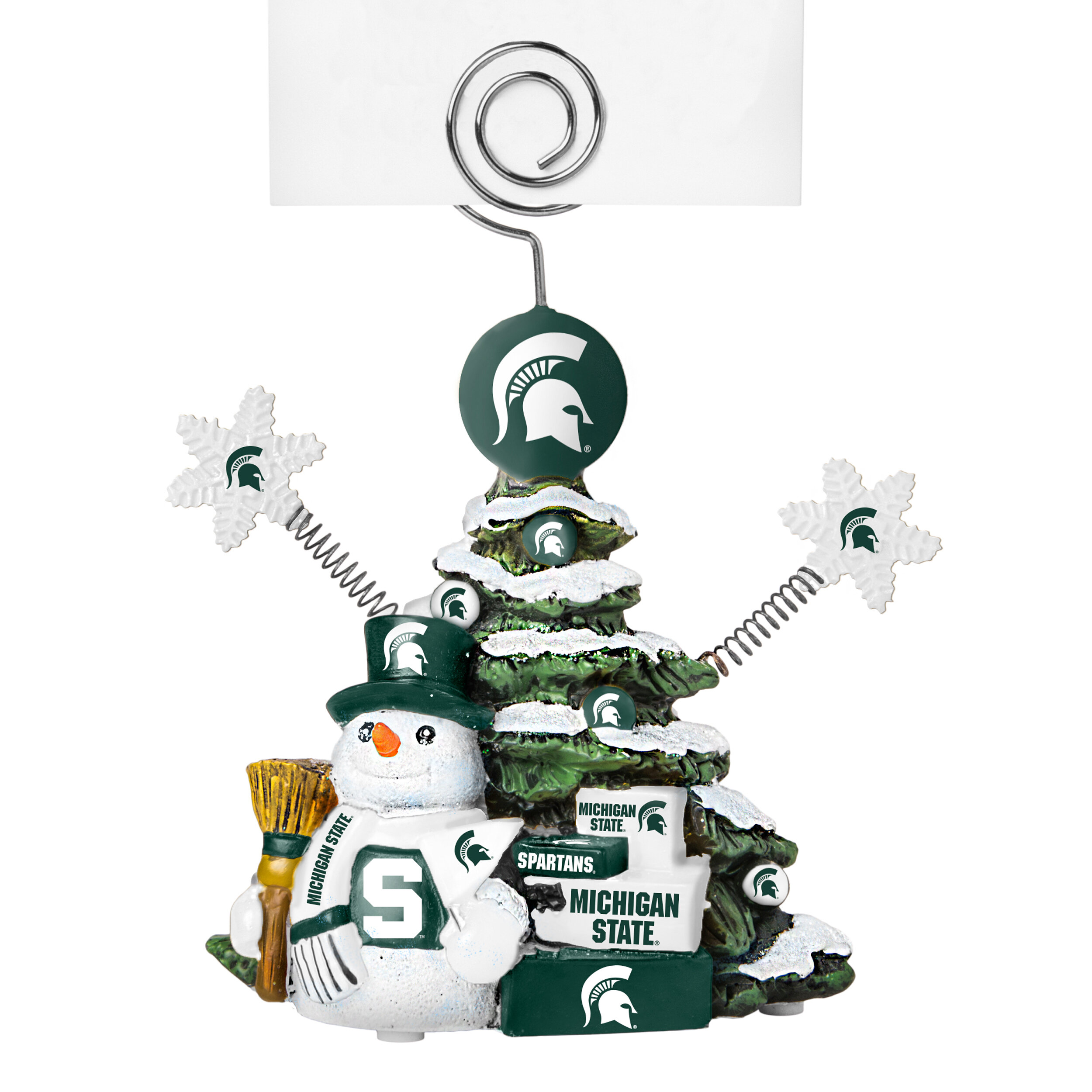 Boelter Brands NCAA Unisex NCAA Santa Snow Globe Ornament 