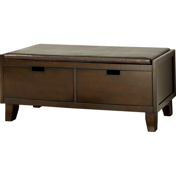 Hokku Designs Executive Leatherette Storage Entryway Bench & Reviews