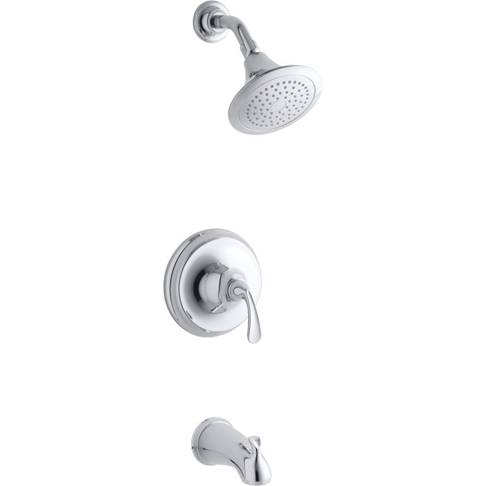 Kohler Forte Sculpted Rite Temp Bath And Shower Valve Trim With