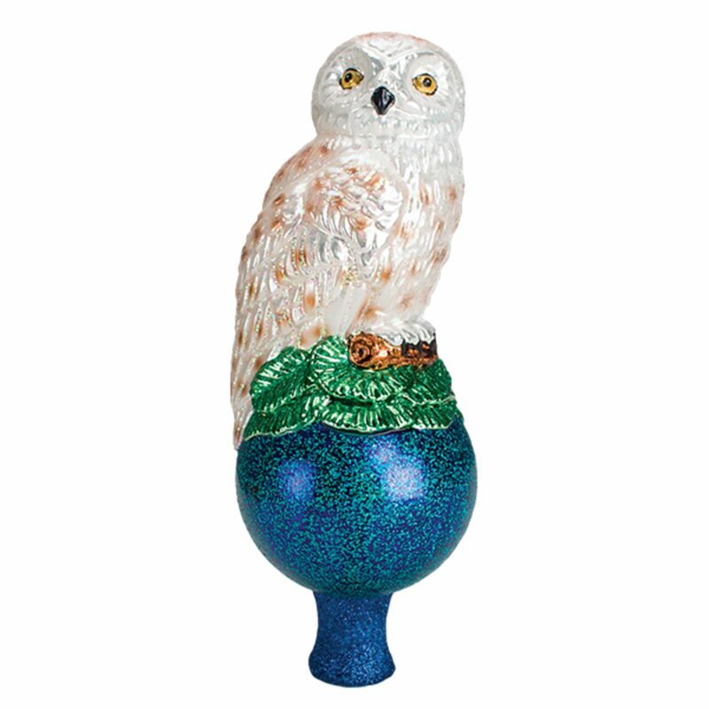 Old World Christmas Owl Tree Topper | Wayfair