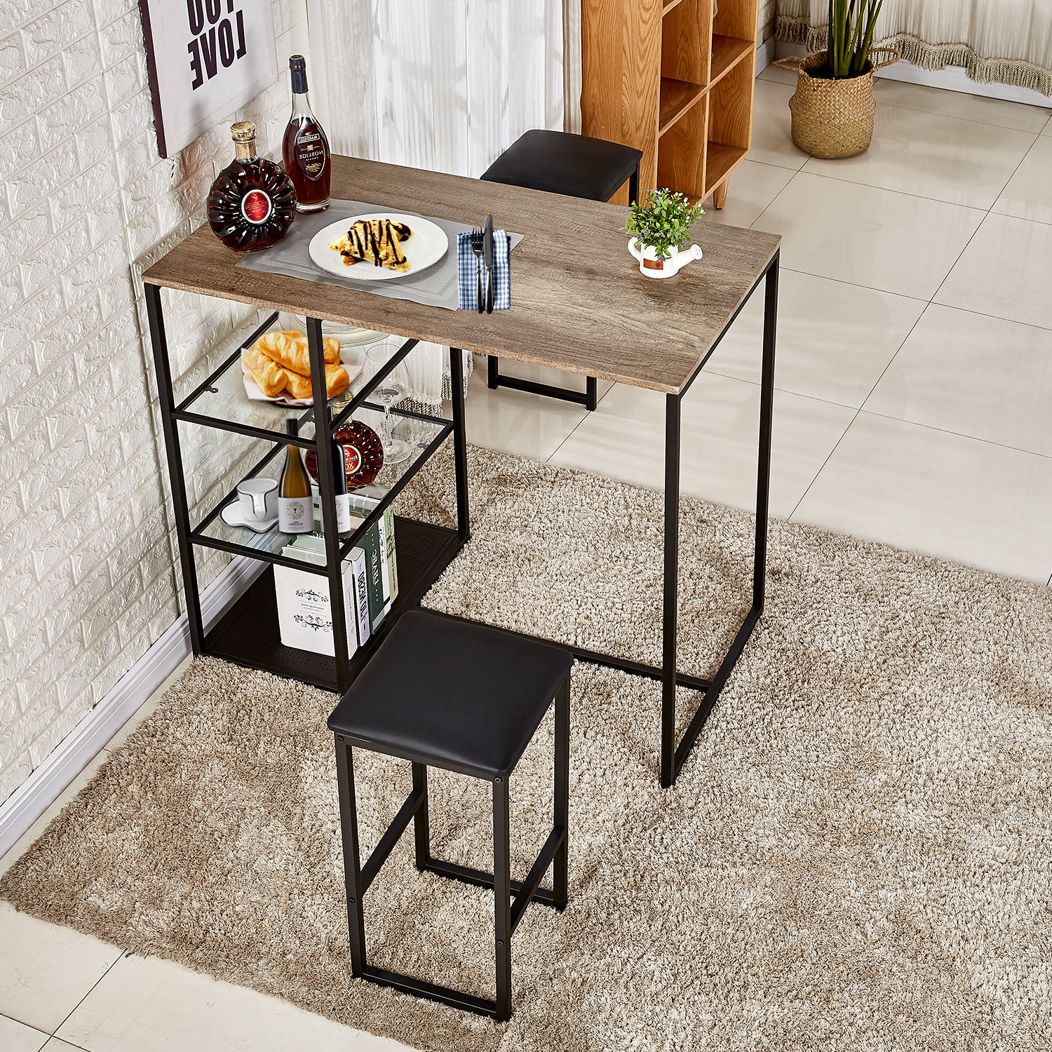 Ebern Designs Ligon 3 Piece Breakfast Nook Dining Set Reviews Ligon 3 Piece Breakfast Nook Dining Set