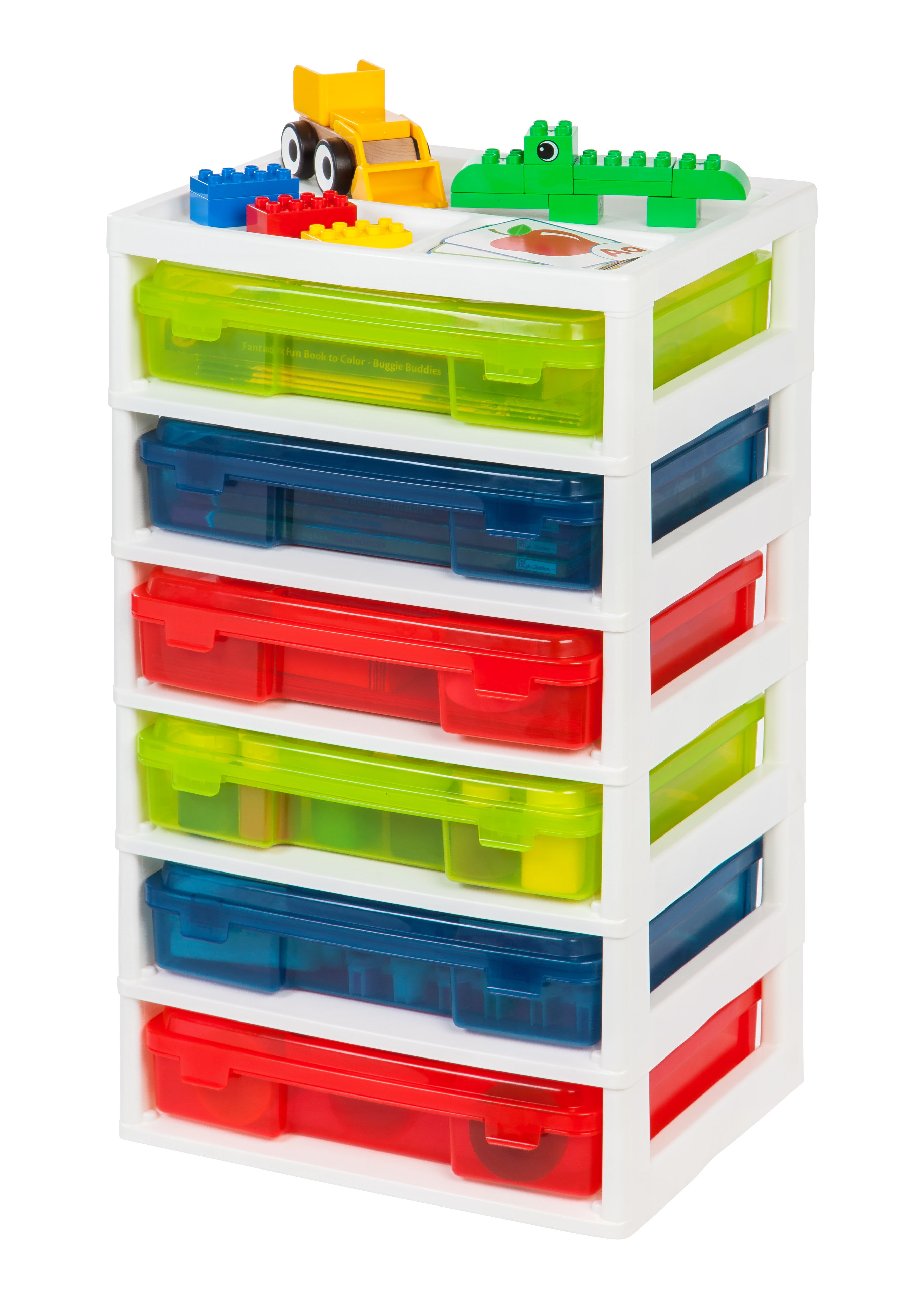 Iris 6 Drawer Plastic Storage Chest Reviews Wayfair Ca