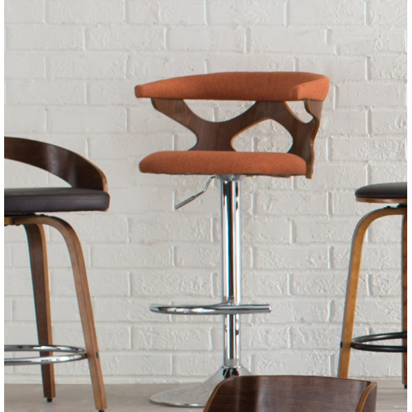 East Wakulla 32.5 Adjustable Swivel Bar Stool by Wade Logan