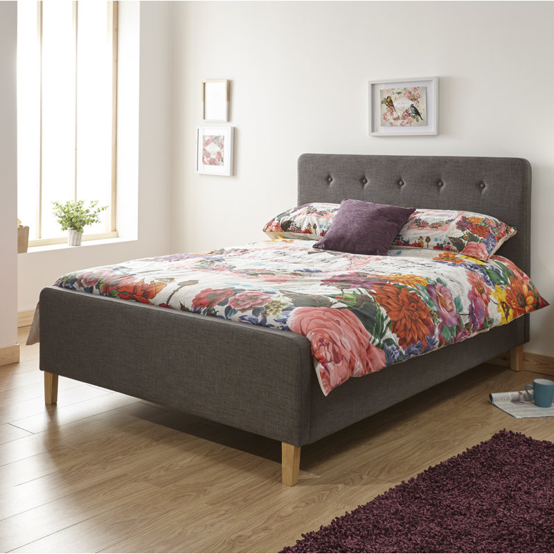 Brambly Cottage Albus Upholstered Ottoman Bed & Reviews Wayfair.co.uk
