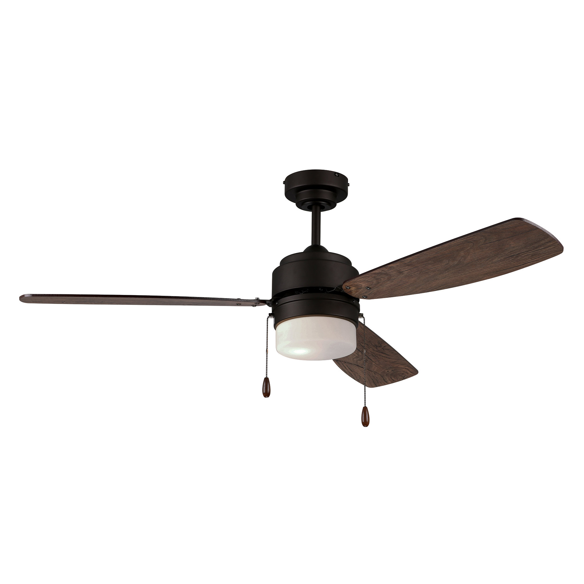 Red Barrel Studio 52 Cecilia Tri Mount 3 Blade Ceiling Fan Light