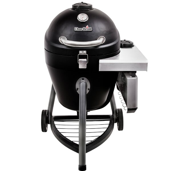 27 Kamado Charcoal Grill with Side Shelf by Char-Broil