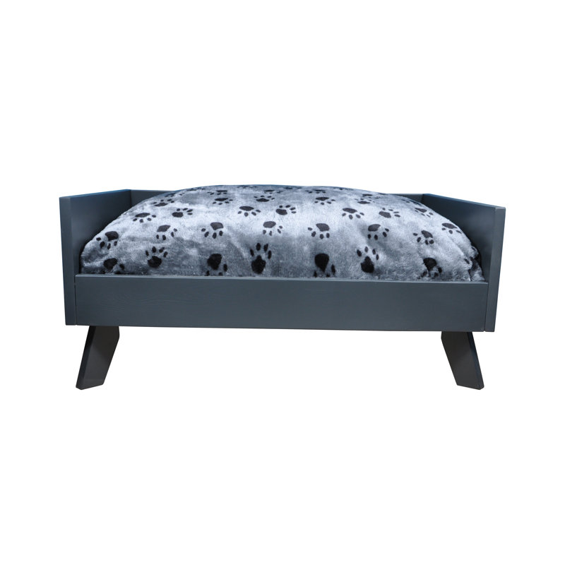 Tucker Murphy Pet Hanes Sassy Paws Raised Wooden Dog Sofa With