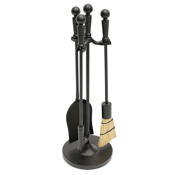 Holden Mini 4 Piece Iron Fireplace Tool Set by Minuteman International