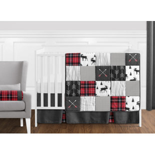 Buffalo Plaid Crib Bedding Wayfair Rustic Patch 11 Piece Crib Bedding Set