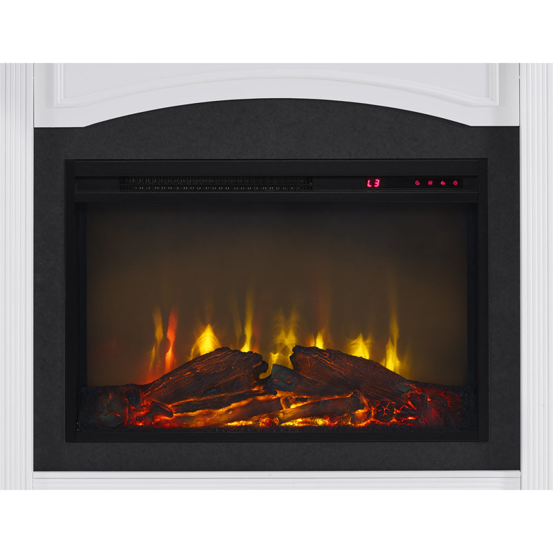 Charlton Home Allsop Mantel Wall Mounted Electric Fireplace