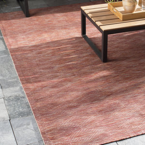 Lefferts Red Indoor/Outdoor Area Rug
