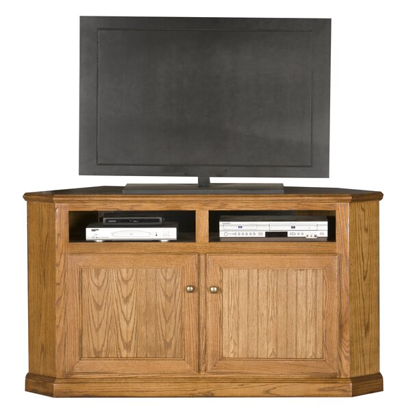Didier Solid Wood Corner TV Stand For TVs Up To 65