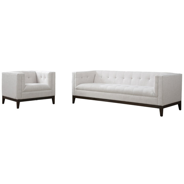 Modern Contemporary 2 Piece Sofa And Loveseat Set Allmodern