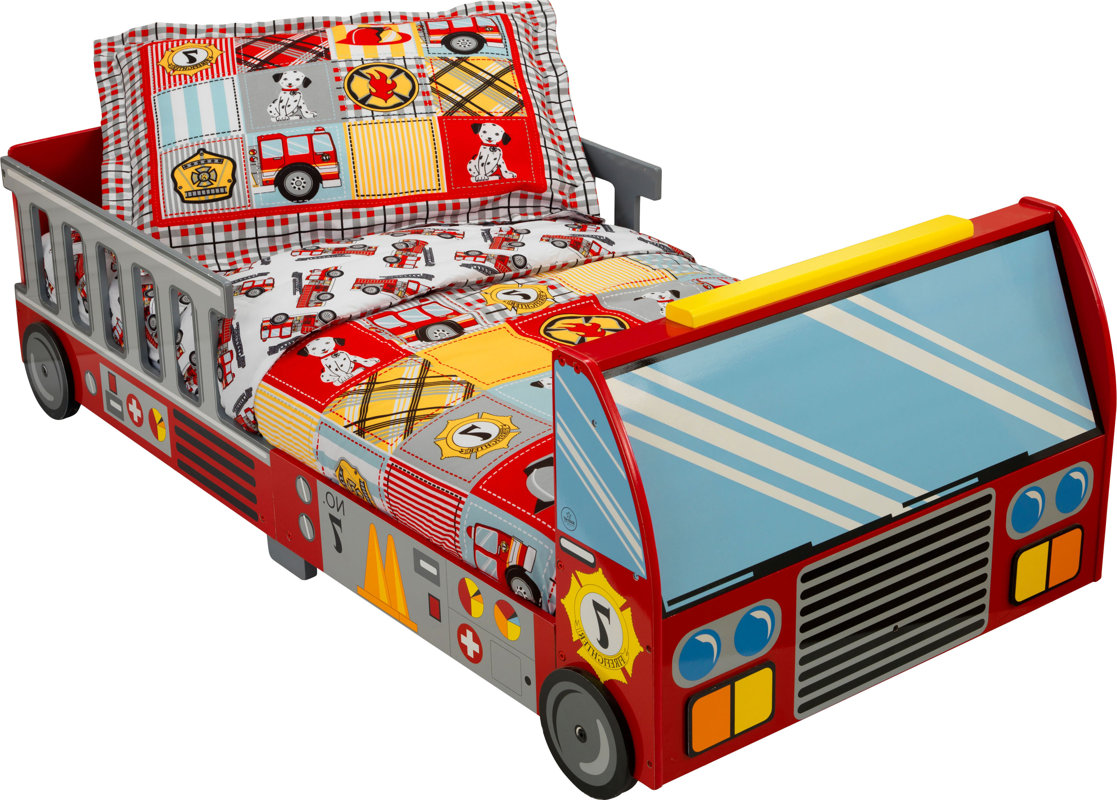 KidKraft Fire Truck Toddler Bed & Reviews Wayfair.co.uk