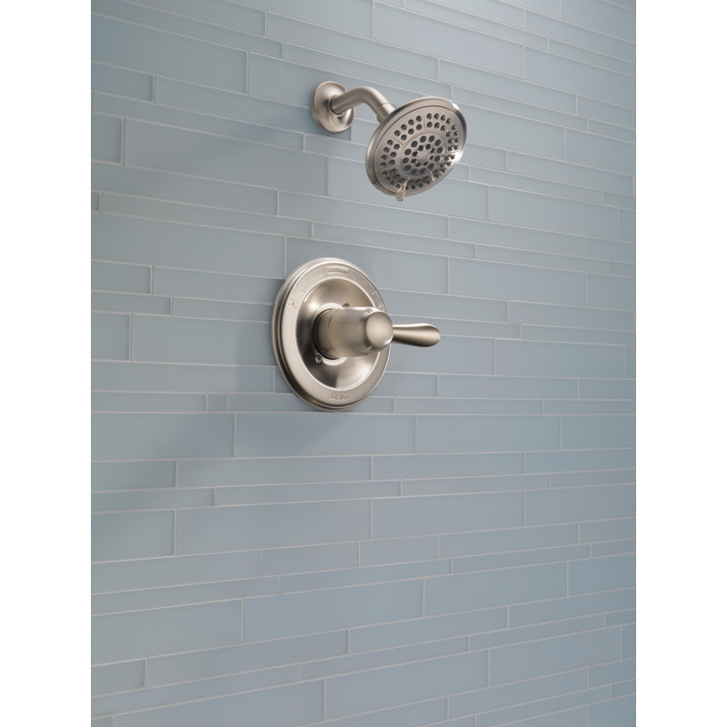 Lahara Pressure Balanced Shower Faucet Trim with Lever Handles and H2okinetic Technology