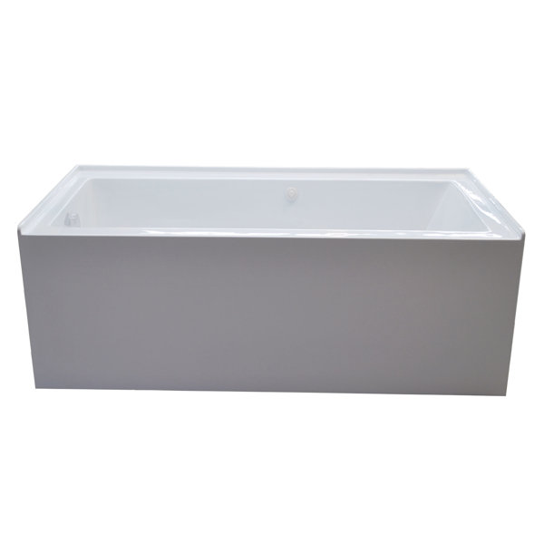 Castle 60 x 32 Front Skirted Air Massage Bathtub with Drain by Spa Escapes