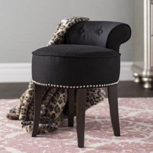 22 Inch Vanity Stool Wayfair Hyun Solid Vanity Stool