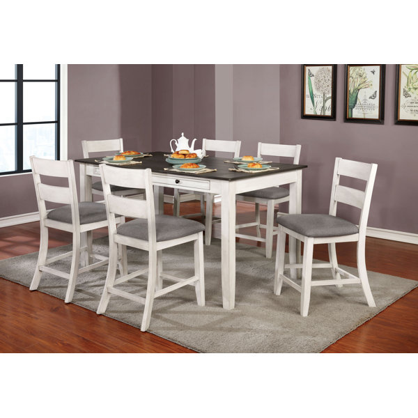 Allmon 7 Piece Counter Height Dining Set by August Grove August Grove