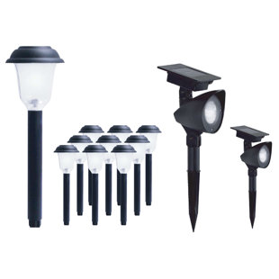 Solar Lights You Ll Love Wayfair Led Landscape Lighting Set Of 12