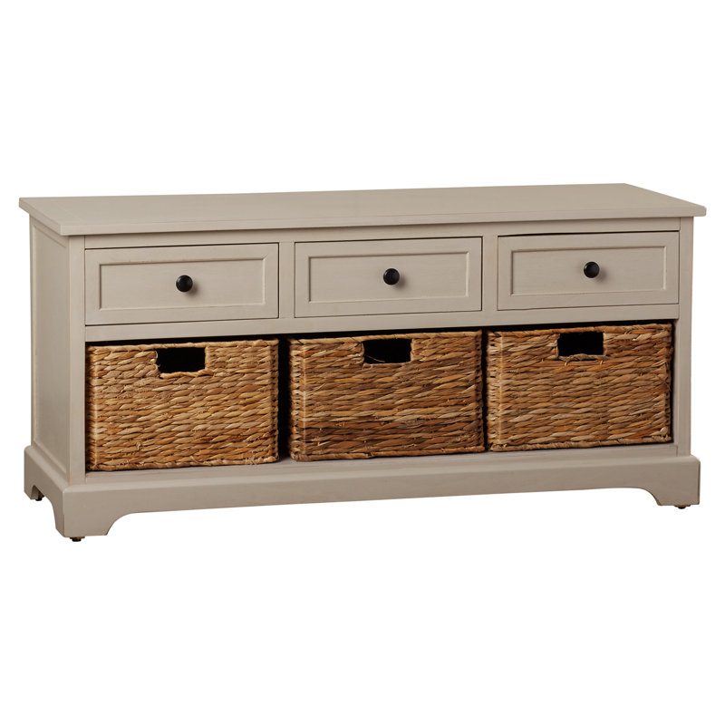 Mckinley Solid Wood Drawer Storage Bench Reviews Joss Main