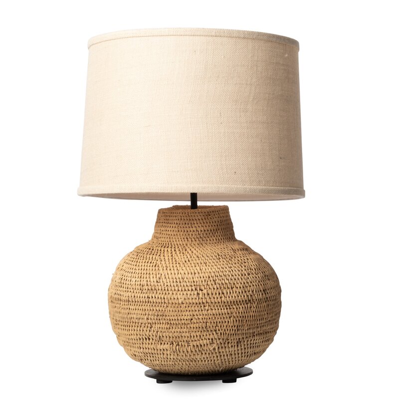 basket table lamp