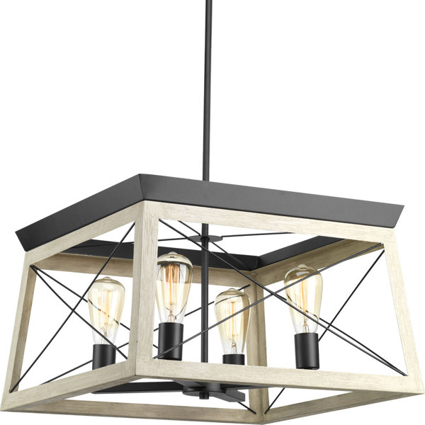 Delon 4-Light Square/Rectangle Chandelier by Laure