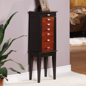 Southport Jewelry Armoire with Mirror ..