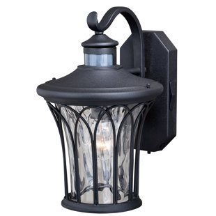 Motion Sensor Outdoor Wall Lighting You Ll Love Wayfair Hylan Outdoor Wall Lantern With Motion Sensor