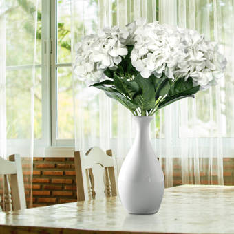 Beachcrest Home Quincy Lilac Flower Arrangement In Vase Reviews