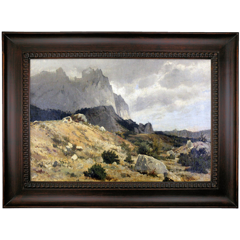 Alcott Hill The Rocky Landscape 1889 Framed Oil Painting Print