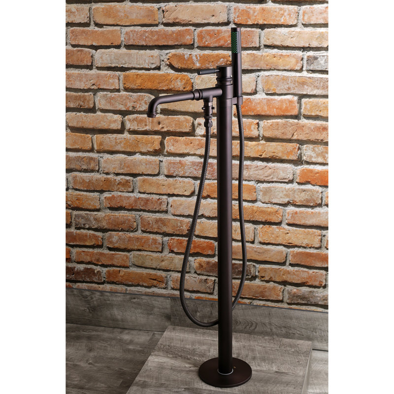 Kingston Brass Kaiser Single Handle Floor Mount Roman Freestanding