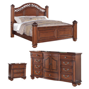 Leigh Panel Configurable Bedroom Set b..