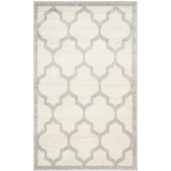 Maritza Beige/Light Grey Flat Woven Area Rug by Willa Arlo Interiors