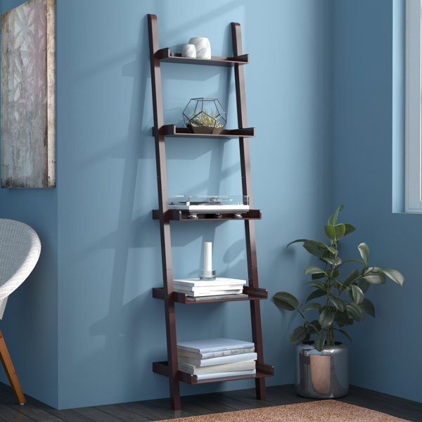 Kathryn 5-Tier Ladder Bookcase by Winston Porter