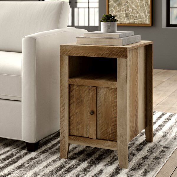 Riddleville End Table With Storage By Greyleigh