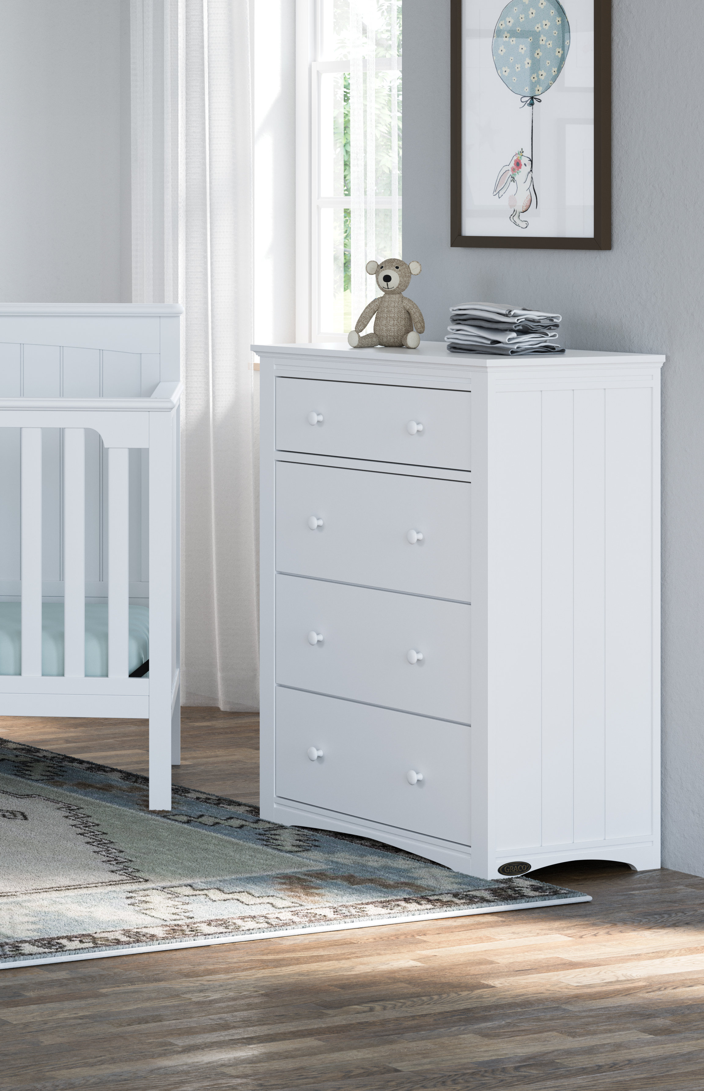 drawer unit on Graco Hadley 4 Drawer Chest Reviews Wayfair