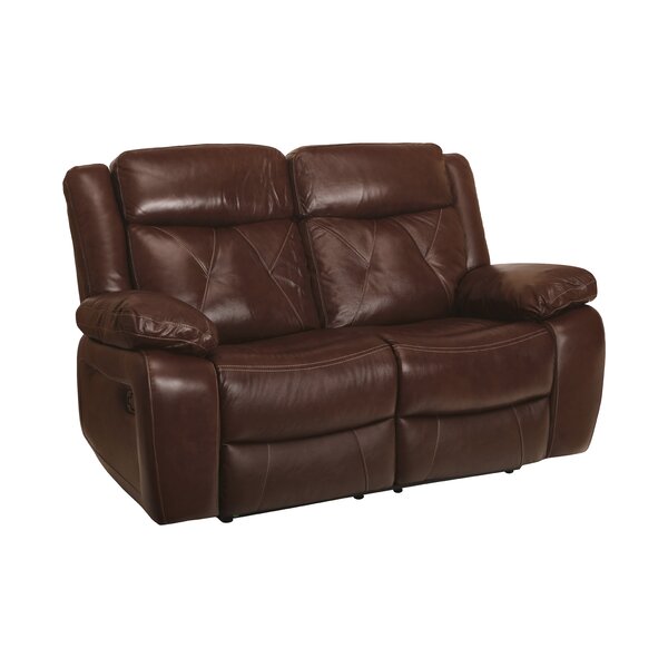 Gascon Leather Reclining Loveseat By Red Barrel Studio